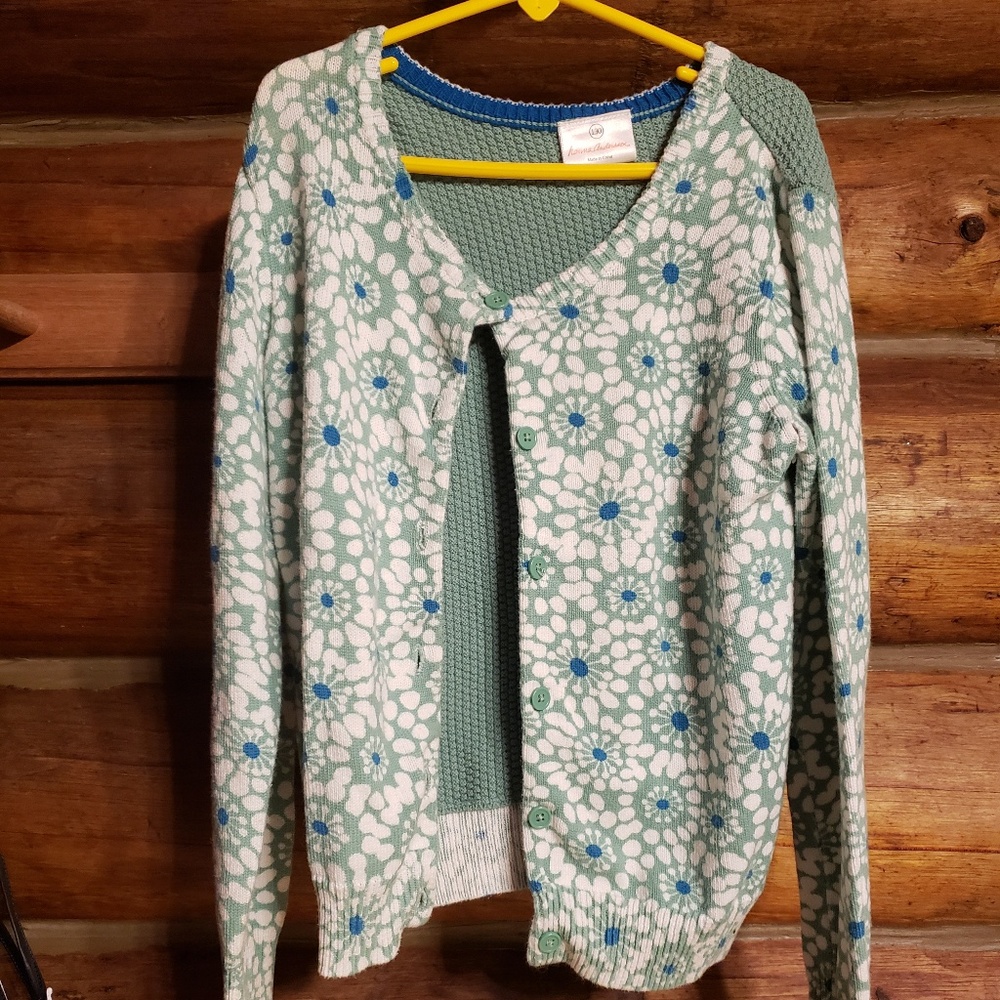⭐$6in bundle!"Hanna Andersson" girls cardigan